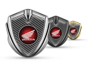 Honda 3D Silikon Abzeichen Luxus Design Legierung 3D